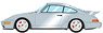 Porsche 911 (964) Turbo S Exclusive Flachbau 1994 Polar Silver Metallic (Diecast Car)