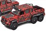Mercedes-Benz G63 AMG 6X6 Flame Camouflage Red (ミニカー)