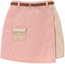 AZO2 Azocan Switching Miniskirt (Pink x Beige) (Fashion Doll)