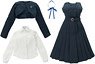 AZO2 和遥キナ学校制服コレクション「ボレロ＆ジャンパースカート制服set」 (ネイビー) (ドール)