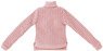 AZO2 Azocan Side Slit Turtleneck Sweater (Pink) (Fashion Doll)