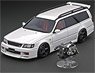Nissan STAGEA 260RS (WGNC34) White With Engine (ミニカー)