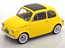 Fiat 500F 1968 yellow (ミニカー)
