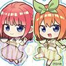 Trading Acrylic Key Ring The Quintessential Quintuplets Movie Tea Break Ver. (Deformed) (Set of 5) (Anime Toy)