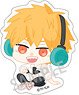 Chainsaw Man Mini Deco Sticker Denji Enjoy Music (Anime Toy)