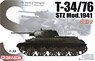 T-34/76 STZ Mod.1941 2in1 w/Magic Tracks (Plastic model)