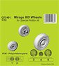 Mirage IIIC Wheels (for Special Hobby) (Plastic model)