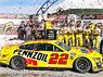 `ジョーイ・ロガーノ` #22 ペンゾイル フォード マスタング NASCAR 2022 サウスポイント400 ウィナー (ミニカー)