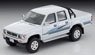 TLV-N256b Toyota Hilux 4WD Pick-Up Double Cab SSR 1991 (White) (Diecast Car)