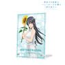 Rascal Does Not Dream of Bunny Girl Senpai [Especially Illustrated] Mai Sakurajima Sunflower & White Dress Ver. Acrylic Art Panel (Anime Toy)