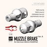 Muzzle Brake Ver. A for German 88mm KwK/PaK (Plastic model)