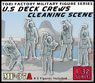 U.S Deck Crews Cleaning Scene (Plastic model)