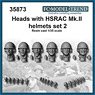 HSRAC Mk.III Helmet Heads, Set 2 (Plastic model)
