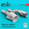 Rafale Air Intakes For Revell/Academy Kit (3D Printing) (Plastic model)