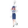The Quintessential Quintuplets Police Style Acrylic Key Ring Big Nino Nakano (Anime Toy)