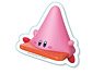 Kirby and the Forgotten Land Die-cut Sticker Mini (3) Cone Stuffed Cheeks (Anime Toy)