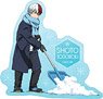 My Hero Academia Die-cut Sticker Todoroki Shoveling Snow (Anime Toy)