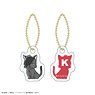 Haikyu!! Initial Key Ring Kuroo-neko (Anime Toy)