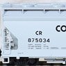 092 00 512 (N) 2-Bay Covered Hopper CONRAIL RD# CR 875034 (Model Train)