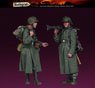 WWII ドイツ歩兵 冬装備の射撃手と衛生兵 イタリア冬 (プラモデル)