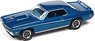 1969 Mercury Cougar Eliminator Bright Blue (Diecast Car)