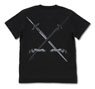 Sword Art Online Black Swordsman Kirito T-Shirt UWVer. Black S (Anime Toy)