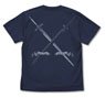 Sword Art Online Black Swordsman Kirito T-Shirt UWVer. Indigo XL (Anime Toy)