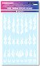 Fire Tribal Decal Solid White (1 Sheet) (Material)
