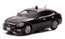 *Bargain Item* Nissan Fuga 370GT (Y51) 2018 Police Headquarters Security Department Guardian Vehicle (Black) (Diecast Car)