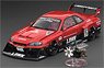 LB-ER34 Super Silhouette Skyline Red / Black #5 with Engine (Diecast Car)