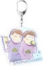 Osomatsu-san [Especially Illustrated] Karamatsu & Ichimatsu (Autumn) Acrylic Key Ring (Anime Toy)