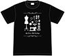 My Dress-Up Darling T-Shirt Black XL (Anime Toy)