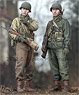 WWII アメリカ陸軍歩兵セット 冬姿の下士官と歩兵(2体セット) (プラモデル)