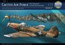 Cactus Air Force Deluxe Set - F4F-4 Wildcat and P-400/P-39D Airacobra Over Guadalcanal (Plastic model)