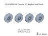 US ARMY M1296 `Dragoon` ICV Weighted Road Wheels (Plastic model)