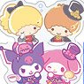 Mini Acrylic Stand Collection The Idolmaster SideM x Sanrio Characters (Set of 16) (Anime Toy)