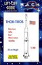 THOR - TIROS Thor launcher for NASA Tiros satellite, April 1st 1960 (Plastic model)