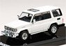 Toyota Land Cruiser 70 ZX 4door `2001 White (Diecast Car)