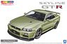 Nissn BNR34 Skyline GT-R V-spec II Nur `02 Millennium Jade (Model Car)