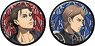 Attack on Titan Can Badge Set Eren & Jean (Anime Toy)