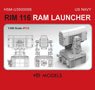 US Navy RIM-116 RAM Launcher (Plastic model)