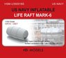 US Navy Inflatable Life Raft Mark-6 (Plastic model)