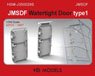 JMSDF Watertight Doors Type 1 (Plastic model)