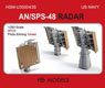 US Navy AN/SPS-48 Radar (Plastic model)