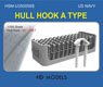 US Navy Hull Hook Type A (Plastic model)