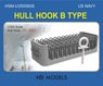 US Navy Hull Hook Type B (Plastic model)