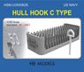 US Navy Hull Hook Type C (Plastic model)