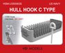 US Navy Hull Hook Type C (Plastic model)