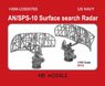 US Navy AN/SPS-10 Surface Search Radar (Plastic model)