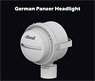 German Panzer Headlight WW II (3 Pices) (Plastic model)